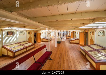 Intérieur de la SS Grande-Bretagne, Bristol, Angleterre, Royaume-Uni Banque D'Images