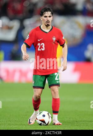 Le Portugais Vitinha lors du match du Groupe F de l'UEFA Euro 2024 au stade de Leipzig, en Allemagne. Date de la photo : mardi 18 juin 2024. Banque D'Images