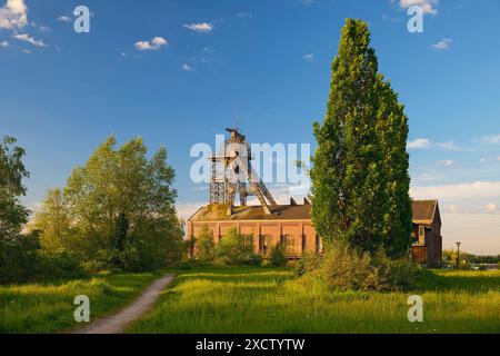 Parc de Gneisenau avec salle des machines et la piead Tomson Bock, Allemagne, Rhénanie du Nord-Westphalie, région de la Ruhr, Dortmund Banque D'Images