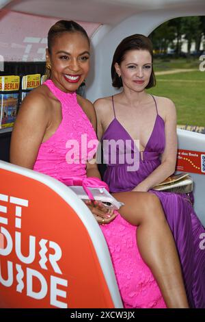 Alexandra Maurer, Jennifer Ulrich beim RAFFAELLO SUMMER DAY 2024 in der Orangerie des Schloss Charlottenburg in Berlin AM 18.06.2024 *** Alexandra Maurer, Jennifer Ulrich au RAFFAELLO SUMMER DAY 2024 in der Orangerie of Charlottenburg Palace in Berlin le 18 06 2024 Banque D'Images