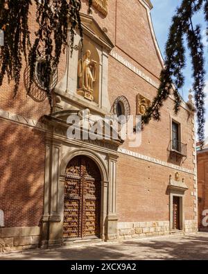 Monastère cistercien de Saint Bernard. Alcala de Henares, Espagne. Banque D'Images