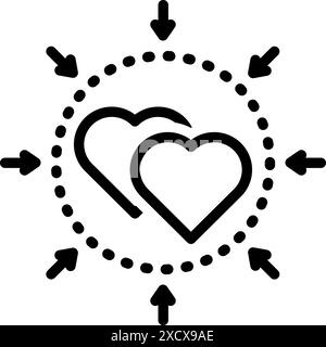 Icône pour incorporer, unifié Illustration de Vecteur