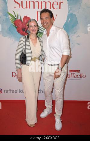 Denise zich und Andreas Elsholz beim Raffaello Summer Day 2024 in der Orangerie Schloss Charlottenburg. Berlin, 18.06.2024 Banque D'Images