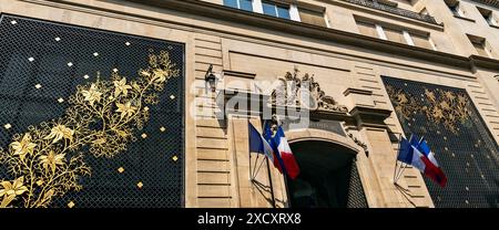 Siège social de la Caisse des dépôts et consignations. Institution financière publique française. Banque. Paris, France, Europe, UE Banque D'Images