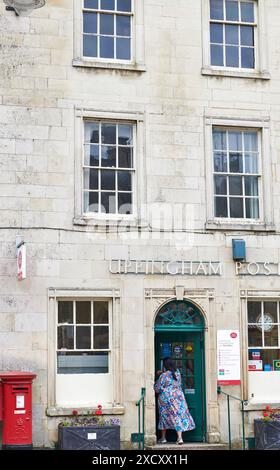 Le bâtiment du bureau de poste dans la ville marchande d'Uppingham, en Angleterre. Banque D'Images