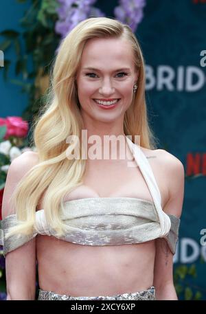 Jessica Madsen assiste à la projection spéciale de 'Bridgerton' saison 3 - deuxième partie à l'Odeon luxe Leicester Square à Londres. Banque D'Images