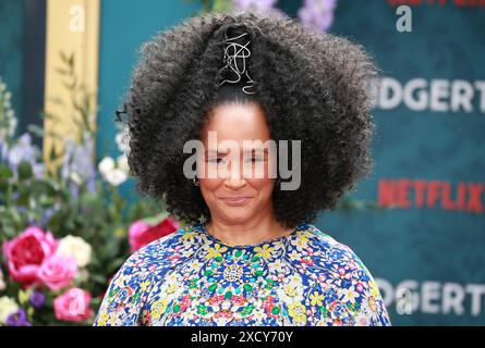 Golda Rosheuvel assiste à la projection spéciale de 'Bridgerton' saison 3 - deuxième partie à l'Odeon luxe Leicester Square à Londres. Banque D'Images