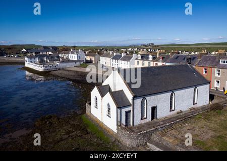 ÉGLISE PAROISSIALE DE GLASSERTON ET ÎLE DE WHITHORN, DUMFRIES ET GALLOWAY CÔTE. ÉCOSSE Banque D'Images