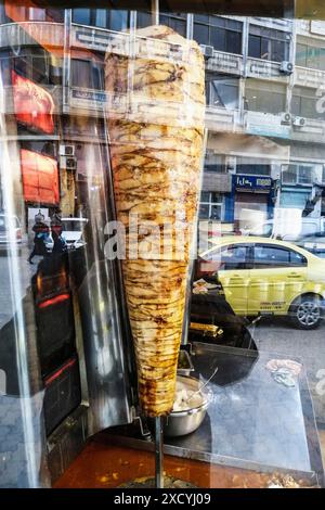 Syrie, Hama, vieille ville, shawarma Banque D'Images