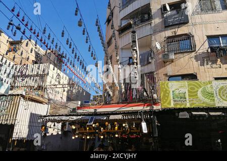 Syrie, Damas, maisons Banque D'Images