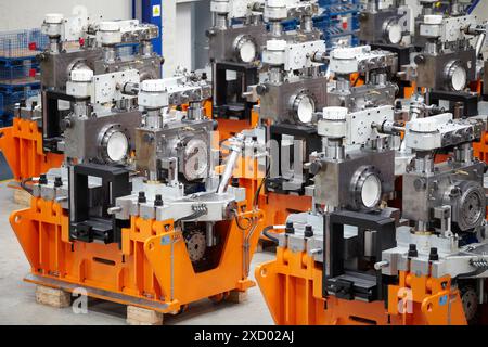 Assemblée générale et la fabrication de boîtes de vitesses, de laminage de l'industrie mécanique, Gipuzkoa, Pays Basque, Espagne Banque D'Images