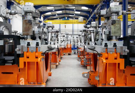 Assemblée générale et la fabrication de boîtes de vitesses, de laminage de l'industrie mécanique, Gipuzkoa, Pays Basque, Espagne Banque D'Images