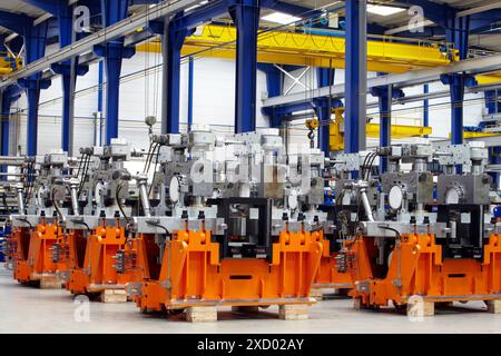 Assemblée générale et la fabrication de boîtes de vitesses, de laminage de l'industrie mécanique, Gipuzkoa, Pays Basque, Espagne Banque D'Images