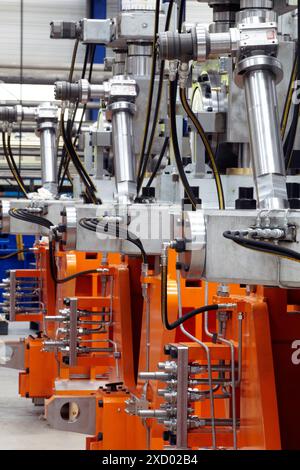 Assemblée générale et la fabrication de boîtes de vitesses, de laminage de l'industrie mécanique, Gipuzkoa, Pays Basque, Espagne Banque D'Images