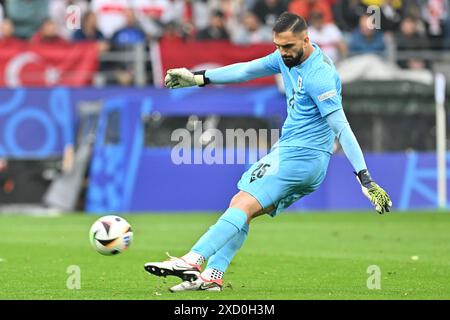 Giorgi Mamardashvili (25) de Géorgie photographié lors d'un match de football entre les équipes nationales de Turquie et de Géorgie le premier jour du Groupe F dans la phase de groupes du tournoi UEFA Euro 2024 , le mercredi 18 juin 2024 à Dortmund , Allemagne . PHOTO SPORTPIX | David Catry Banque D'Images