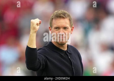Stuttgart, Allemagne. 19 juin 2024. L'entraîneur-chef de l'Allemagne Julian Nagelsmann lors du match de football Euro 2024 entre l'Allemagne et la Hongrie à la Stuttgart Arena, Stuttgart, Allemagne - mercredi 19 juin 2024. Sport - Soccer . (Photo de Spada/LaPresse) crédit : LaPresse/Alamy Live News Banque D'Images