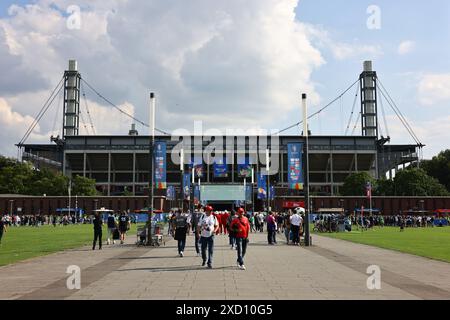 Cologne, Allemagne. 19 juin 2024. Vue générale du stade pendant le match des Championnats d'Europe de l'UEFA au stade de Cologne, Cologne. Le crédit photo devrait se lire comme suit : David Klein/Sportimage crédit : Sportimage Ltd/Alamy Live News Banque D'Images