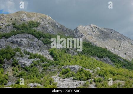 Mausolée de l'évêque Petar Njegos, parc national de Lovcen, Monténégro Banque D'Images