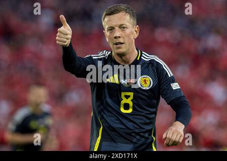 Stade de Cologne, Cologne, Allemagne. 19 juin 2024. Euro 2024 Groupe A Football, Écosse contre Suisse ; Callum McGregor (SCO) crédit : action plus Sports/Alamy Live News Banque D'Images