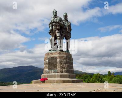 Le Commando Memorial près de Spean Bridge en Écosse Banque D'Images