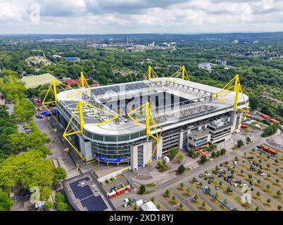 Dortmund, Allemagne. 19 juin 2024. Vue aérienne générale du stade BVB, Dortmund, Allemagne, le 19 juin 2024 crédit : Every second Media/Alamy Live News Banque D'Images