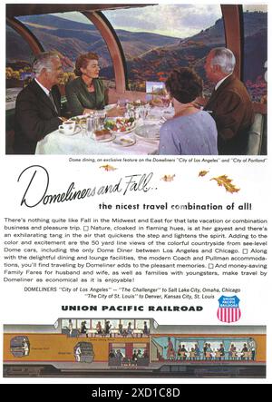 1964 Union Pacific Railroad ad Banque D'Images