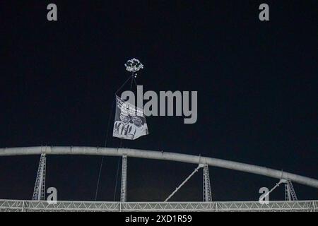 Rio de Janeiro, Brésil. 19 juin 2024. RJ - RIO DE JANEIRO - 06/19/2024 - BRÉSIL A 2024, BOTAFOGO x ATHLETICO-PR - les fans de Botafogo lors d'un match contre Athletico-PR au stade Engenhao pour le championnat brésilien A 2024. Photo : Thiago Ribeiro/AGIF (photo : Thiago Ribeiro/AGIF/Sipa USA) crédit : Sipa USA/Alamy Live News Banque D'Images