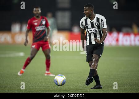 Rio de Janeiro, Brésil. 20 juin 2024. RJ - RIO DE JANEIRO - 06/19/2024 - BRÉSIL A 2024, BOTAFOGO x ATHLETICO-PR - Cuiabano Botafogo joueur lors d'un match contre Athletico-PR au stade Engenhao pour le championnat brésilien A 2024. Photo : Jorge Rodrigues/AGIF crédit : AGIF/Alamy Live News Banque D'Images