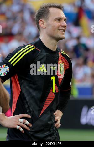 Stuttgart, Allemagne. 19 juin 2024. Le gardien Manuel Neuer célèbre la victoire après le match de football UEFA Euro 2024, Groupe A, entre l'Allemagne et la Hongrie le 19 juin 2024 au MHPArena de Stuttgart, Allemagne - photo Jean Catuffe/DPPI crédit : DPPI Media/Alamy Live News Banque D'Images