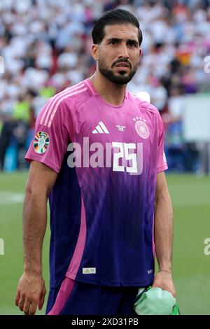 Stuttgart, Allemagne. 19 juin 2024. Emre Can d'Allemagne célèbre la victoire après le match de football UEFA Euro 2024, Groupe A, entre l'Allemagne et la Hongrie le 19 juin 2024 au MHPArena de Stuttgart, Allemagne - photo Jean Catuffe/DPPI crédit : DPPI Media/Alamy Live News Banque D'Images