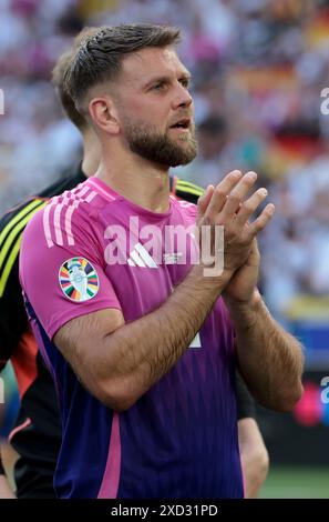 Stuttgart, Allemagne. 19 juin 2024. L'Allemand Niclas Fullkrug célèbre la victoire après le match de football UEFA Euro 2024, Groupe A, entre l'Allemagne et la Hongrie le 19 juin 2024 à la MHPArena à Stuttgart, Allemagne - photo Jean Catuffe/DPPI crédit : DPPI Media/Alamy Live News Banque D'Images