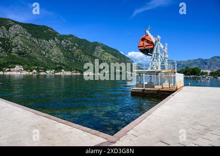 Vue sur la baie de Kotor, Monténégro Banque D'Images