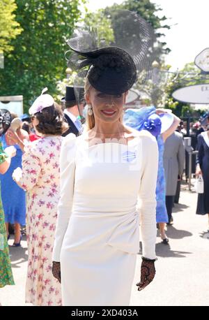 Chanteuse Katherine Jenkins lors de la troisième journée du Royal Ascot à Ascot Racecourse, Berkshire. Date de la photo : jeudi 20 juin 2024. Banque D'Images