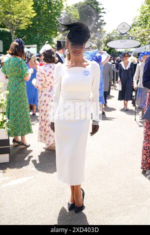 Chanteuse Katherine Jenkins lors de la troisième journée du Royal Ascot à Ascot Racecourse, Berkshire. Date de la photo : jeudi 20 juin 2024. Banque D'Images