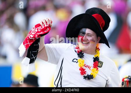 Fan von Deutschland, GER, Allemagne (GER) v. Ungarn (HUN), Fussball Europameisterschaft, UEFA EURO 2024, Gruppe A, 2. Spieltag, 19.06.2024 Foto : Eibner-Pressefoto/Michael Memmler Banque D'Images