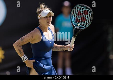 Berlin, Allemagne. 20 juin 2024 ; Rot Weiss Tennis Club, Grunewald, Berlin, Allemagne ; ecotrans WTA Ladies 500 Tennis German Open Berlin, jour 4 ; Marketa Vondrousova pendant ses célibataires femmes contre Kalinskaya crédit : action plus Sports images/Alamy Live News Banque D'Images