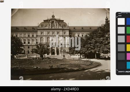 1., Schmerlingplatz 10-11 - Justizpalast probablement : Martin Gerlach sen. (1846—1918), photographe timtom, jardins publics, parc, bâtiment de cour, Justizpalast, Schmerlingplatz vers 1905 Banque D'Images