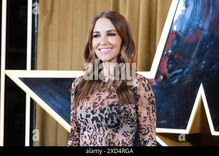 Paula Echevarría assiste à l'émission télévisée 'Got Talent10' présentée par Mediaset au Teatro Nuevo Apolo le 20 juin 2024 à Madrid, en Espagne Banque D'Images