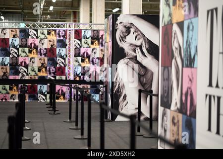 Taylor Swift - Wembley Era Tour préparation du concert - Londres, Royaume-Uni juin 2024 Swiftie Banque D'Images