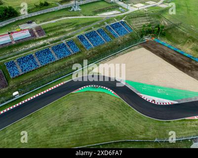 Hungaroring car course track est le plus grand lieu de course hongrois pour les sports mécaniques. Il y a dans la ville de Mogyorod près de Budapest. Banque D'Images