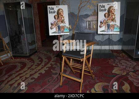 20 juin 2024, Los Angeles, Californie, États-Unis : Palm Royale, affiche, ambiance générale lors d'une cérémonie honorant Carol Burnett avec des empreintes de mains et de pieds au TCL Chinese Theatre IMAX. (Crédit image : © Nina Prommer/ZUMA Press Wire) USAGE ÉDITORIAL SEULEMENT! Non destiné à UN USAGE commercial ! Banque D'Images