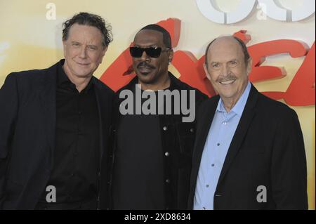 CA. 20 juin 2024. Juge Reinhold, Eddie Murphy, John Ashton aux arrivées pour BEVERLY HILLS COP : AXEL F Premiere, The Wallis Annenberg Center for the Performing Arts, Beverly Hills, CA, 20 juin 2024. Crédit : Elizabeth Goodenough/Everett Collection/Alamy Live News Banque D'Images