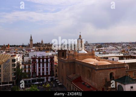 Kathedrale, Sevilla, Andalusien, Spanien, Giralda, Sevilla Kirche, die Kathedrale von Sevilla ist die größte gotische Kirche der Welt Banque D'Images