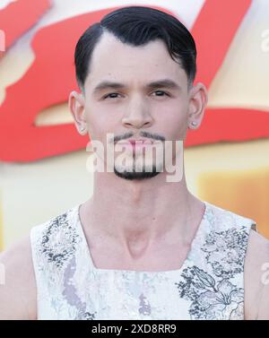 Los Angeles, États-Unis. 20 juin 2024. Damien Diaz arrive à la première mondiale de BEVERLY HILLS COP : AXEL F qui se tient au Wallis Annenberg Center for the Performing Arts à Beverly Hills, CA le jeudi 20 juin 2024. (Photo de Sthanlee B. Mirador/Sipa USA) crédit : Sipa USA/Alamy Live News Banque D'Images