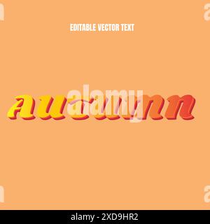 Effet de texte vectoriel modifiable Illustration de Vecteur