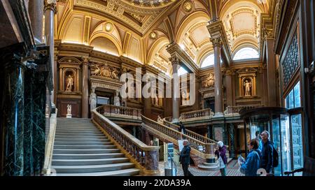 Fitzwilliam Museum, art, antiquités, musée, victorien, hall d'entrée, Université de Cambridge, Trumpington Street, en face, Fitzwilliam Street, centre de Cambr Banque D'Images