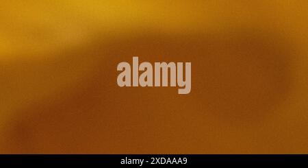 Fond abstrait chaud orange foncé doré, dégradé de couleurs, bokeh, texture rugueuse, bruit granuleux. Banque D'Images