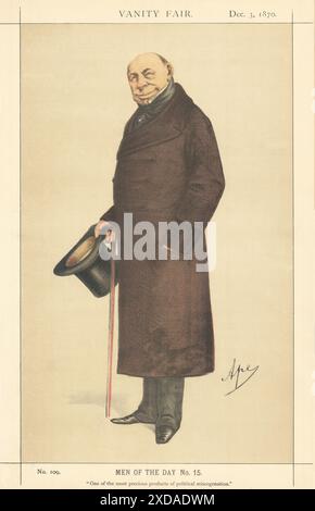 VANITY FAIR SPY CARICATURE Baron Brunnow 'l'un des produits les plus précieux...' 1870 Banque D'Images