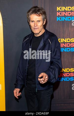 New York, États-Unis. 20 juin 2024. Willem Dafoe assistera à la première de ''genres of Kindness'' New York au Museum of Modern Art de New York, New York, États-Unis, le 20 juin 2024. (Photo de Thenews2/NurPhoto) crédit : NurPhoto SRL/Alamy Live News Banque D'Images