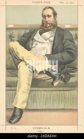 LIONEL Seymour William Dawson-Damer 'Hippy', DESSIN ANIMÉ DE VANITY FAIR. Coïdé 1871 Banque D'Images